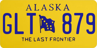 AK license plate GLT879