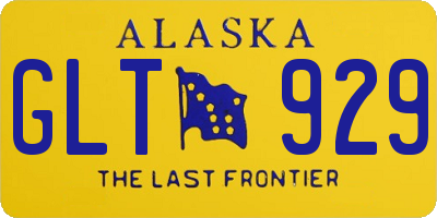 AK license plate GLT929