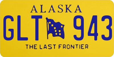 AK license plate GLT943
