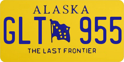 AK license plate GLT955