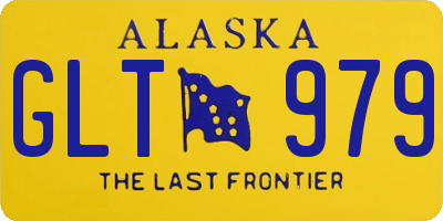 AK license plate GLT979