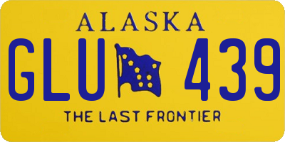 AK license plate GLU439