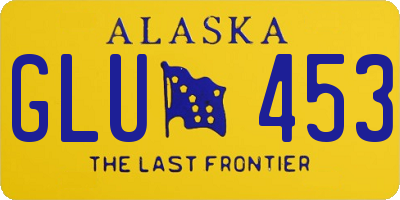 AK license plate GLU453