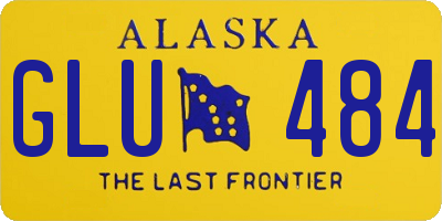 AK license plate GLU484