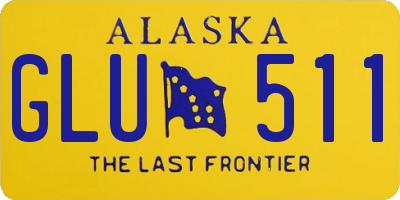 AK license plate GLU511