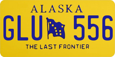 AK license plate GLU556