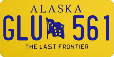 AK license plate GLU561