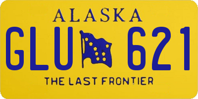 AK license plate GLU621