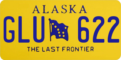 AK license plate GLU622