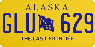 AK license plate GLU629