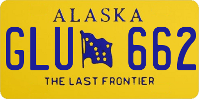 AK license plate GLU662