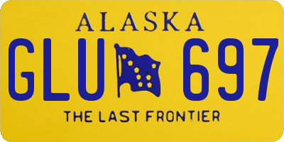 AK license plate GLU697