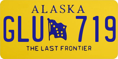 AK license plate GLU719