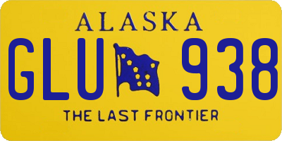 AK license plate GLU938