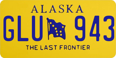 AK license plate GLU943