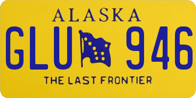 AK license plate GLU946