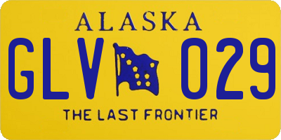 AK license plate GLV029