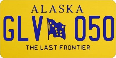 AK license plate GLV050
