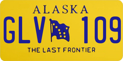 AK license plate GLV109