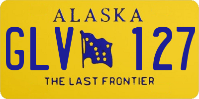 AK license plate GLV127