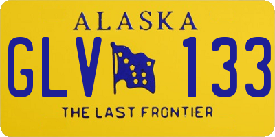 AK license plate GLV133