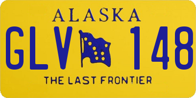 AK license plate GLV148