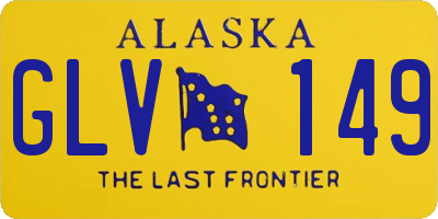 AK license plate GLV149