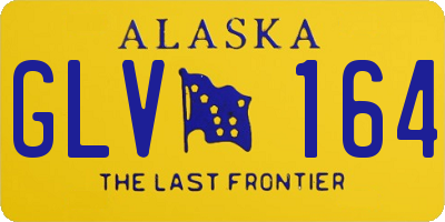 AK license plate GLV164