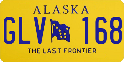 AK license plate GLV168
