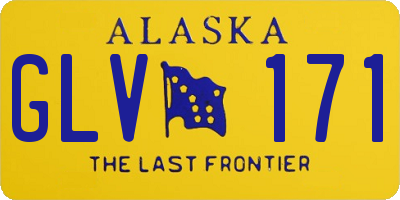 AK license plate GLV171