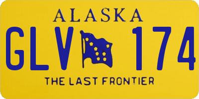 AK license plate GLV174