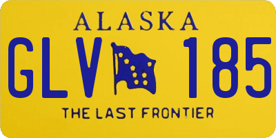 AK license plate GLV185
