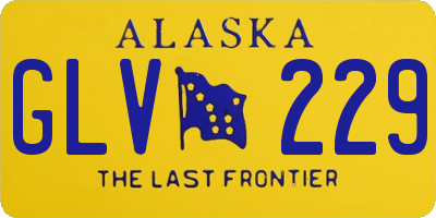 AK license plate GLV229