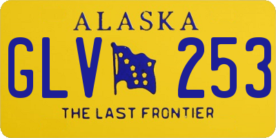 AK license plate GLV253