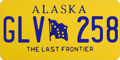 AK license plate GLV258