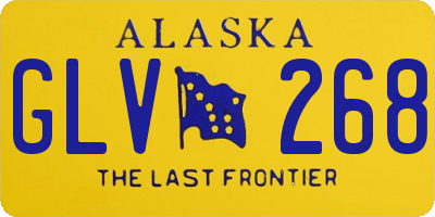 AK license plate GLV268