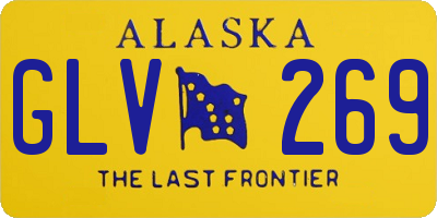 AK license plate GLV269
