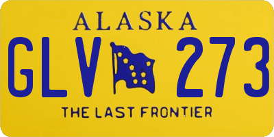 AK license plate GLV273