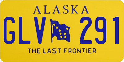 AK license plate GLV291