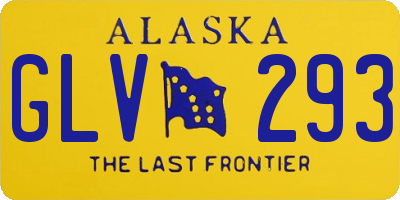 AK license plate GLV293