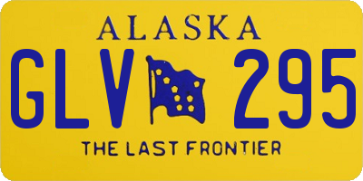 AK license plate GLV295