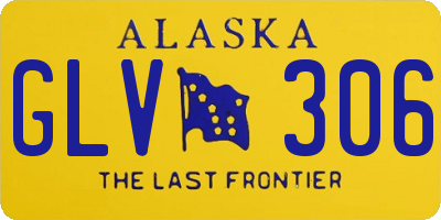 AK license plate GLV306