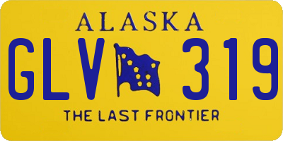 AK license plate GLV319
