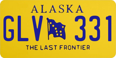 AK license plate GLV331