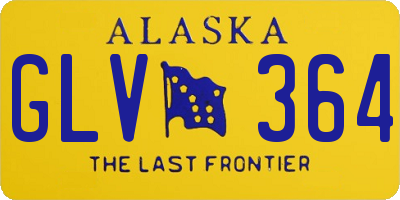 AK license plate GLV364