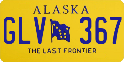 AK license plate GLV367
