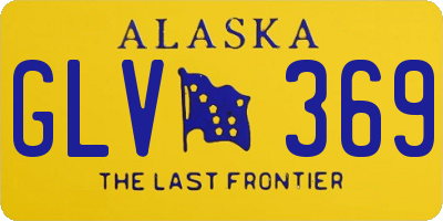 AK license plate GLV369