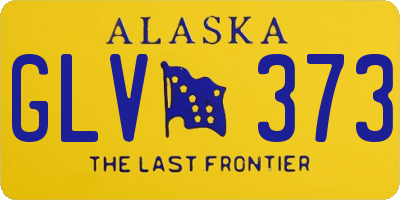 AK license plate GLV373