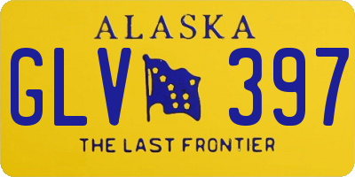 AK license plate GLV397