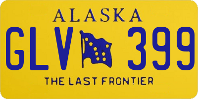 AK license plate GLV399
